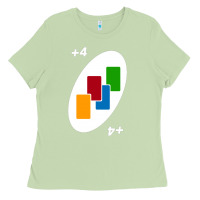 Matcha Uno Card Game Draw Four Ladies Tee - PixelWave
