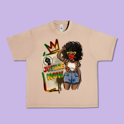 Juneteenth Justice Now Urban Heavy Tee Designed By Cowgirlartshop