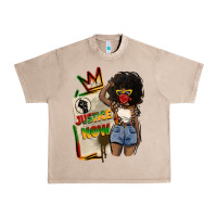 French Oak juneteenth justice now Urban Heavy Tee - CowGirlArtShop