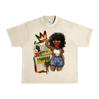 Sandshell juneteenth justice now Urban Heavy Tee - CowGirlArtShop