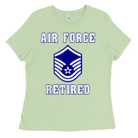 Matcha military master sergeant air force retired t shirt Ladies Tee - PixelWave
