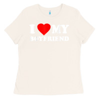 Bone I Love My Boyfriend T-Shirt Ladies Tee - PixelWave