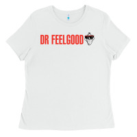 White Dr. Feelgood Ladies Tee - PixelWave