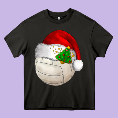 Christmas Sports Heavy Core Tee Designed By Barkaloodesign