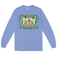 Colony Blue Happy St. Patrick's Day Tooth Dentist Long Sleeve Tee - CowGirlArtShop