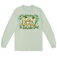 Matcha Happy St. Patrick's Day Tooth Dentist Long Sleeve Tee - CowGirlArtShop