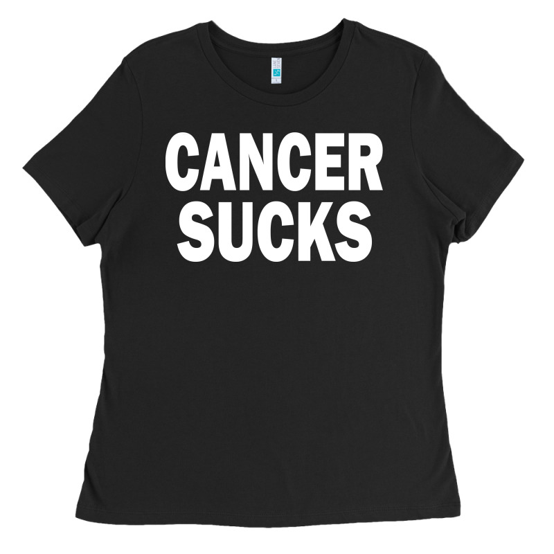 Cancer Sucks Ladies Tee by PixelWave | Teevron