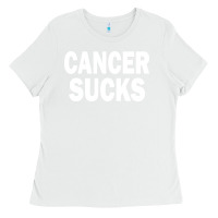 White cancer sucks Ladies Tee - PixelWave
