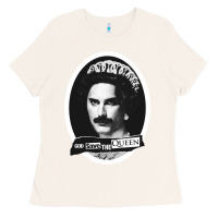 Bone god save the quen king music Ladies Tee - PixelWave