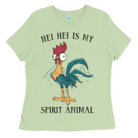 Moana Hei Hei Is My Spirit Animal Portrait Ladies Tee | Teevron