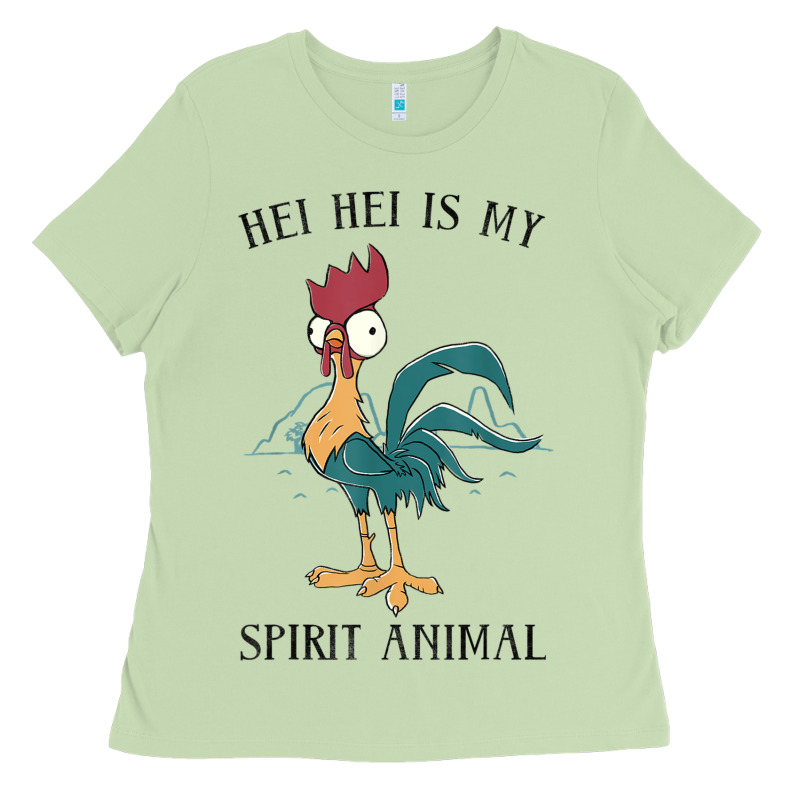Moana Hei Hei Is My Spirit Animal Portrait Ladies Tee by PixelWave | Teevron