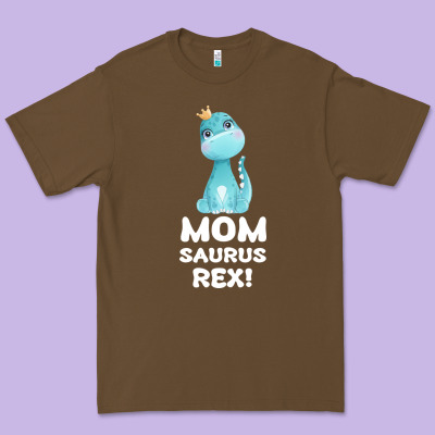 Mommy Saurus Rex Mom Mom Gift Dino Premium Tee Designed By Bettercallsaul