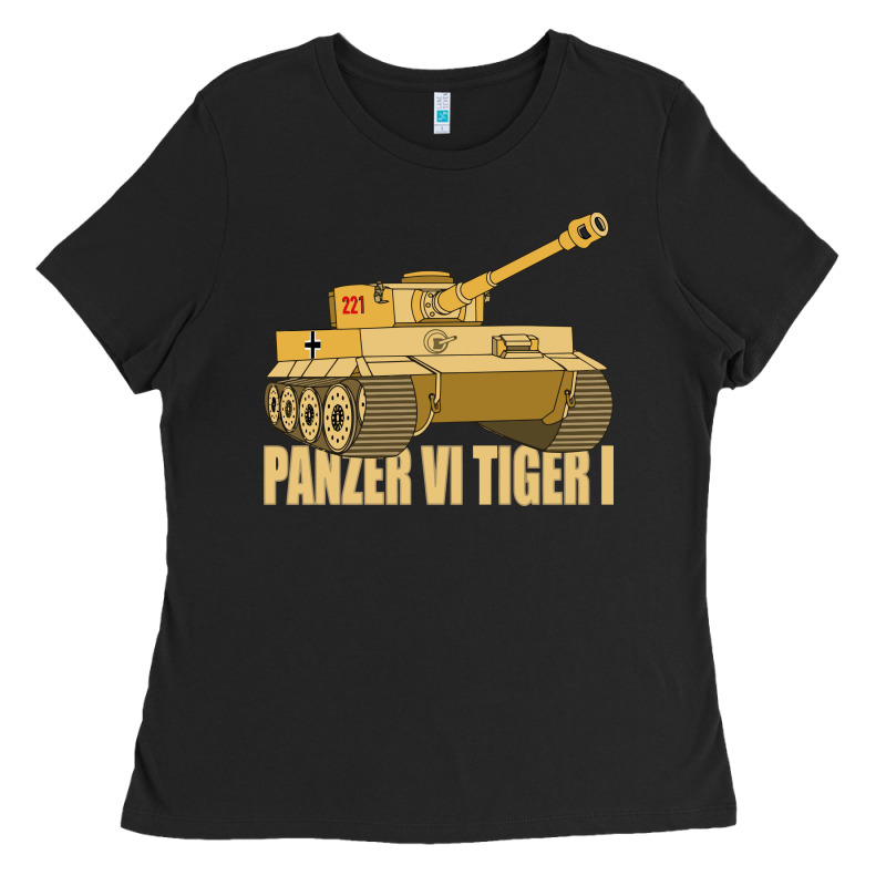 Panzer Vi Tiger I Tank Gift Ww2 German Army Tanks Ladies Tee by Craftify | Teevron
