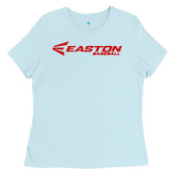 Baby Blue easton baseball Ladies Tee - Craftify