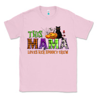 Bubblegum Pink This mama loves her spooky crew Classic Tee - NancyCooperArtShop