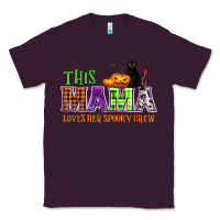 Plum This mama loves her spooky crew Classic Tee - NancyCooperArtShop