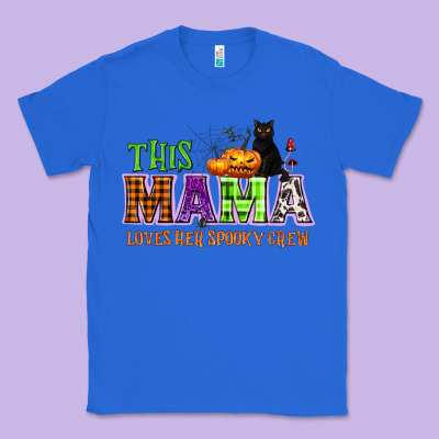 This Mama Loves Her Spooky Crew Classic Tee Designed By Nancycooperartshop