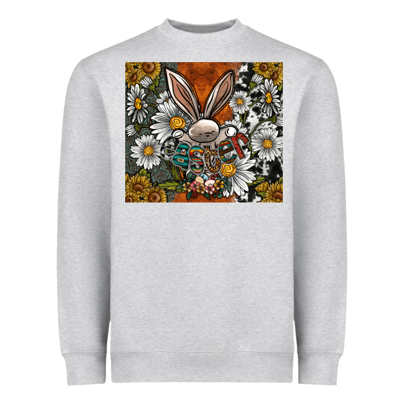 Bunny Easter Heavyweight Sweatshirt by CowhideDigitalArt | Teevron