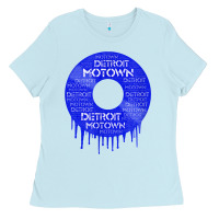 Baby Blue detroit motown record t shirt motown record t shirt Ladies Tee - Craftify