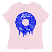 Bubblegum Pink detroit motown record t shirt motown record t shirt Ladies Tee - Craftify