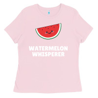 Bubblegum Pink watermelon t  shirt watermelon whisperer t  shirt Ladies Tee - Craftify