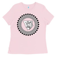Bubblegum Pink blackfeet nation flag   blackfeet Ladies Tee - Craftify