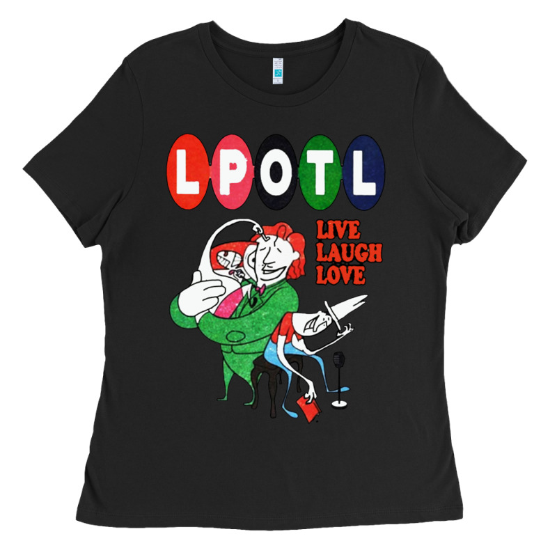 Nice Lpotl Live Laugh Love Ladies Tee by Craftify | Teevron