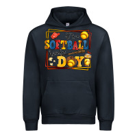 Navy its a softball kinda day Urban Hoodie - AdoDesignShop