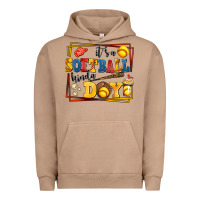 Pigment Burro its a softball kinda day Urban Hoodie - AdoDesignShop