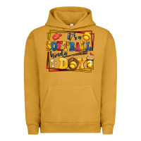 Pigment Peanut Butter its a softball kinda day Urban Hoodie - AdoDesignShop