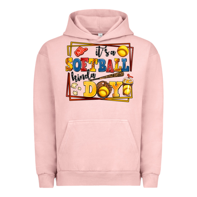 Its A Softball Kinda Day Urban Hoodie by AdoDesignShop | Teevron