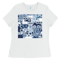 White coach blue Ladies Tee - Craftify