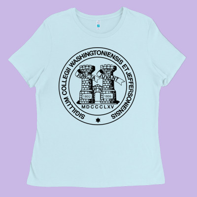 Washington & Jefferson College Ladies Tee Designed By Craftify