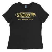Black st croix rods Ladies Tee - Craftify
