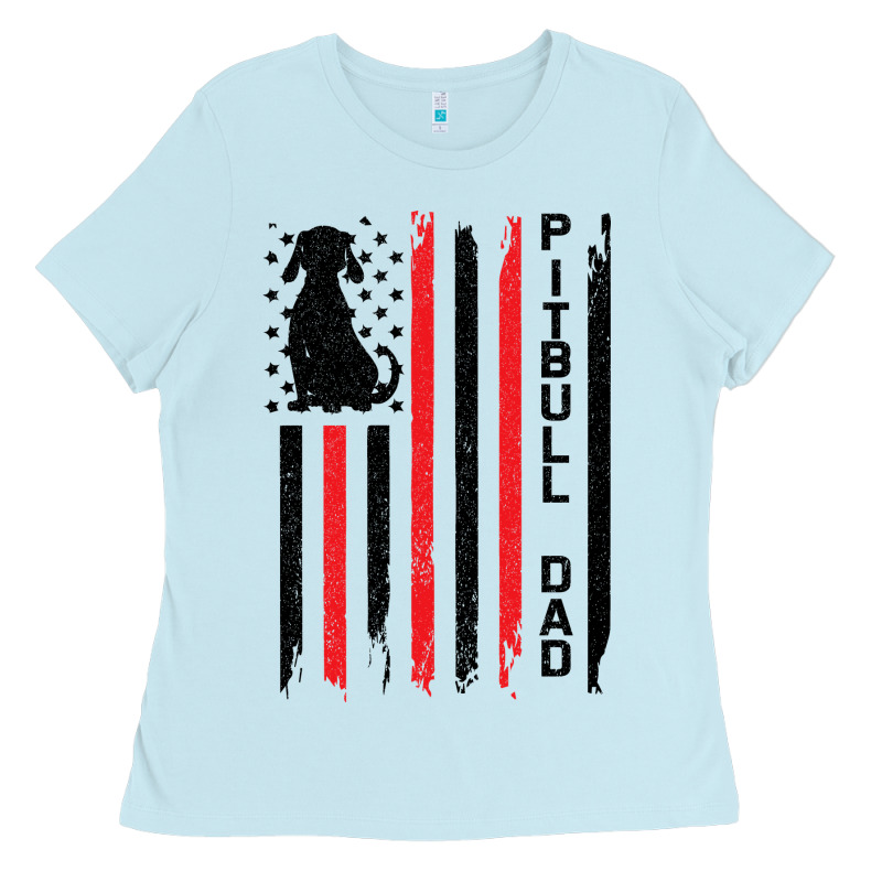 Pitbull Dad Ladies Tee by Bettercallsaul | Teevron