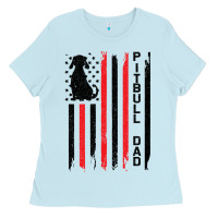 Baby Blue Pitbull Dad Ladies Tee - Bettercallsaul