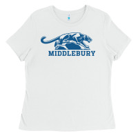 White middlebury panthers Ladies Tee - Craftify