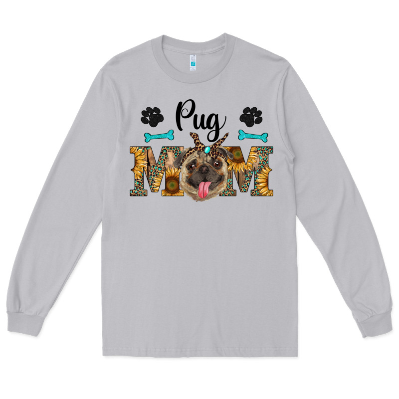 Western Pug Mom Long Sleeve Tee by RanaPortraitStore | Teevron