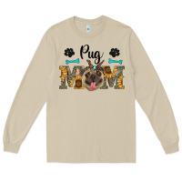 Mushroom western pug mom Long Sleeve Tee - RanaPortraitStore