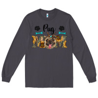Smoke western pug mom Long Sleeve Tee - RanaPortraitStore