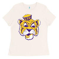 Bone Vintage Louisiana State Tiger Mascot Ladies Tee - Craftify