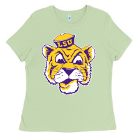 Matcha Vintage Louisiana State Tiger Mascot Ladies Tee - Craftify