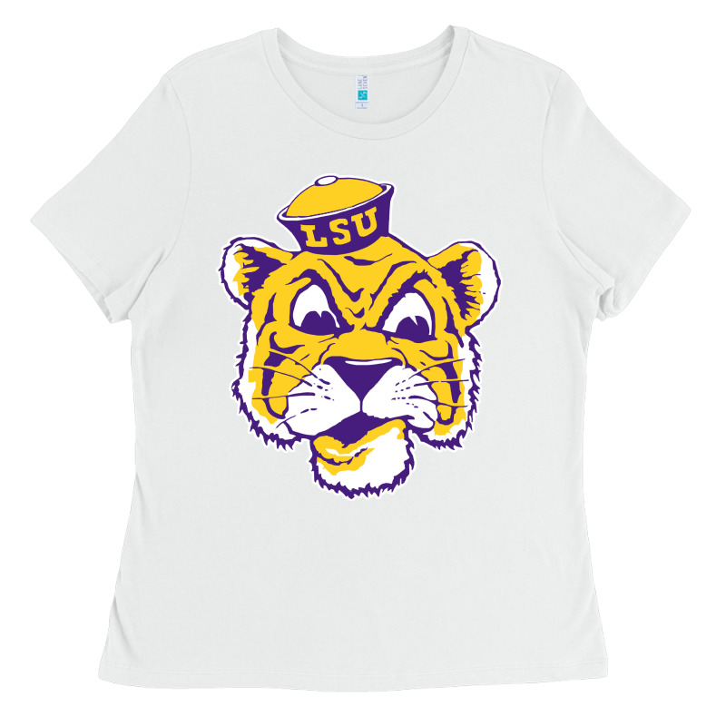 Vintage Louisiana State Tiger Mascot Ladies Tee by Craftify | Teevron