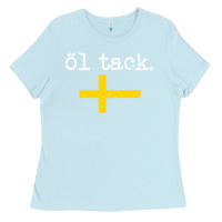 Swedish Beer Please Ol Tack Ladies Tee | Teevron