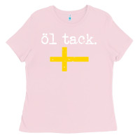 Bubblegum Pink Swedish Beer Please Ol Tack Ladies Tee - Craftify