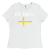White Swedish Beer Please Ol Tack Ladies Tee - Craftify