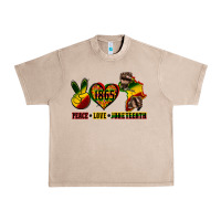French Oak peace love juneteenth Urban Heavy Tee - CowGirlArtShop