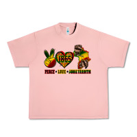 Salmon peace love juneteenth Urban Heavy Tee - CowGirlArtShop