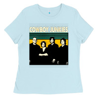 Baby Blue Cowboy Junkies, Cowboy, Junkies, Cowboy Junkie, Cowboy Junkies vintage Ladies Tee - Craftify