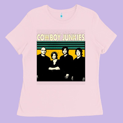 Cowboy Junkies, Cowboy, Junkies, Cowboy Junkie, Cowboy Junkies Vintage Ladies Tee Designed By Craftify